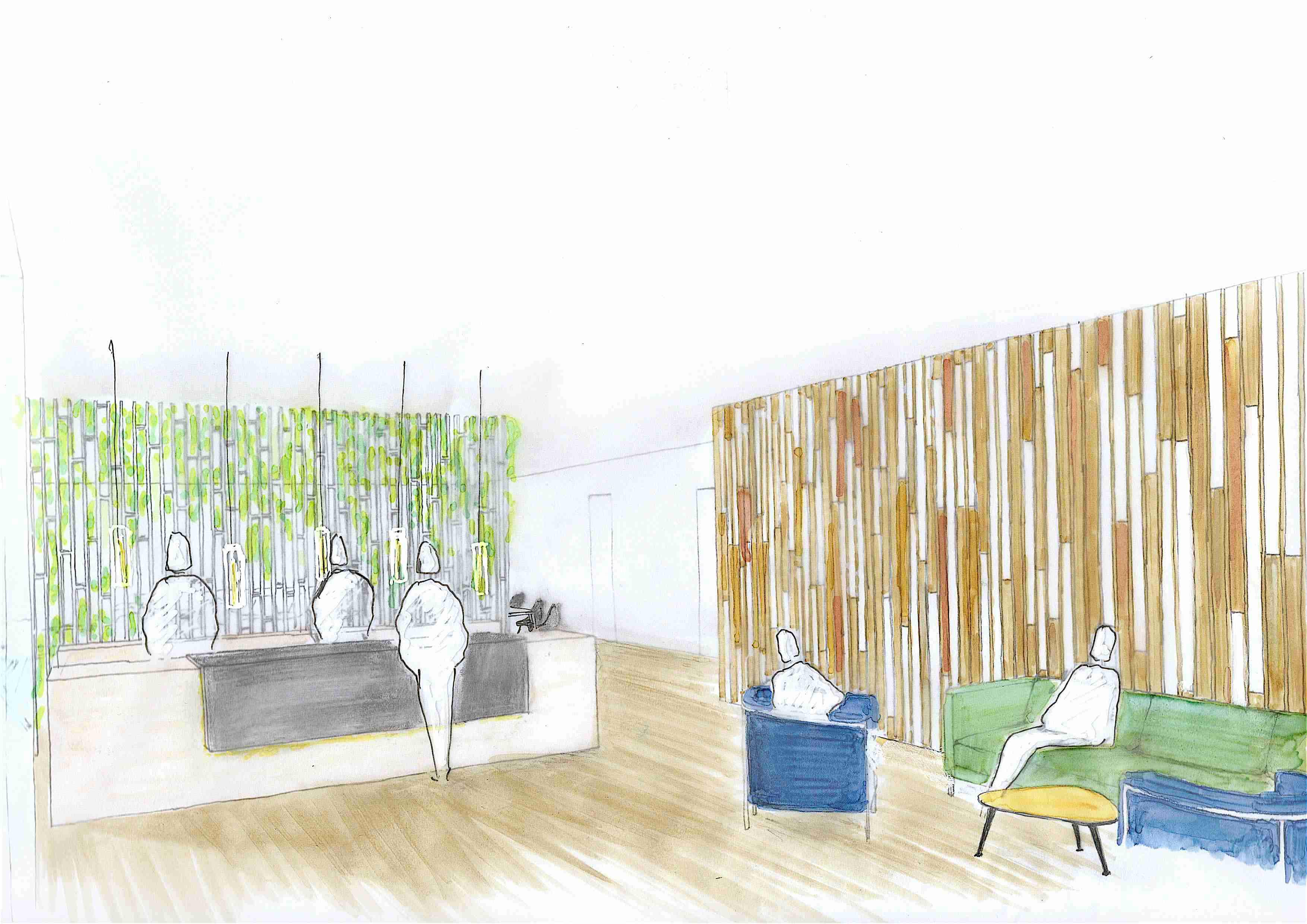 Dessin de l'hôtel IBIS